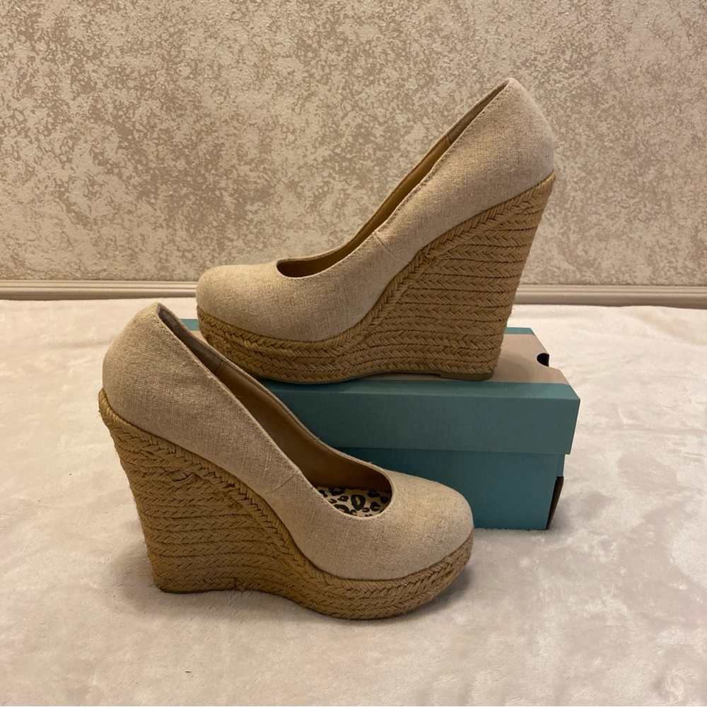 Soda Natural Woven Wedges